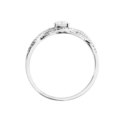 Bague Solitaire Liora Or Blanc Diamant
