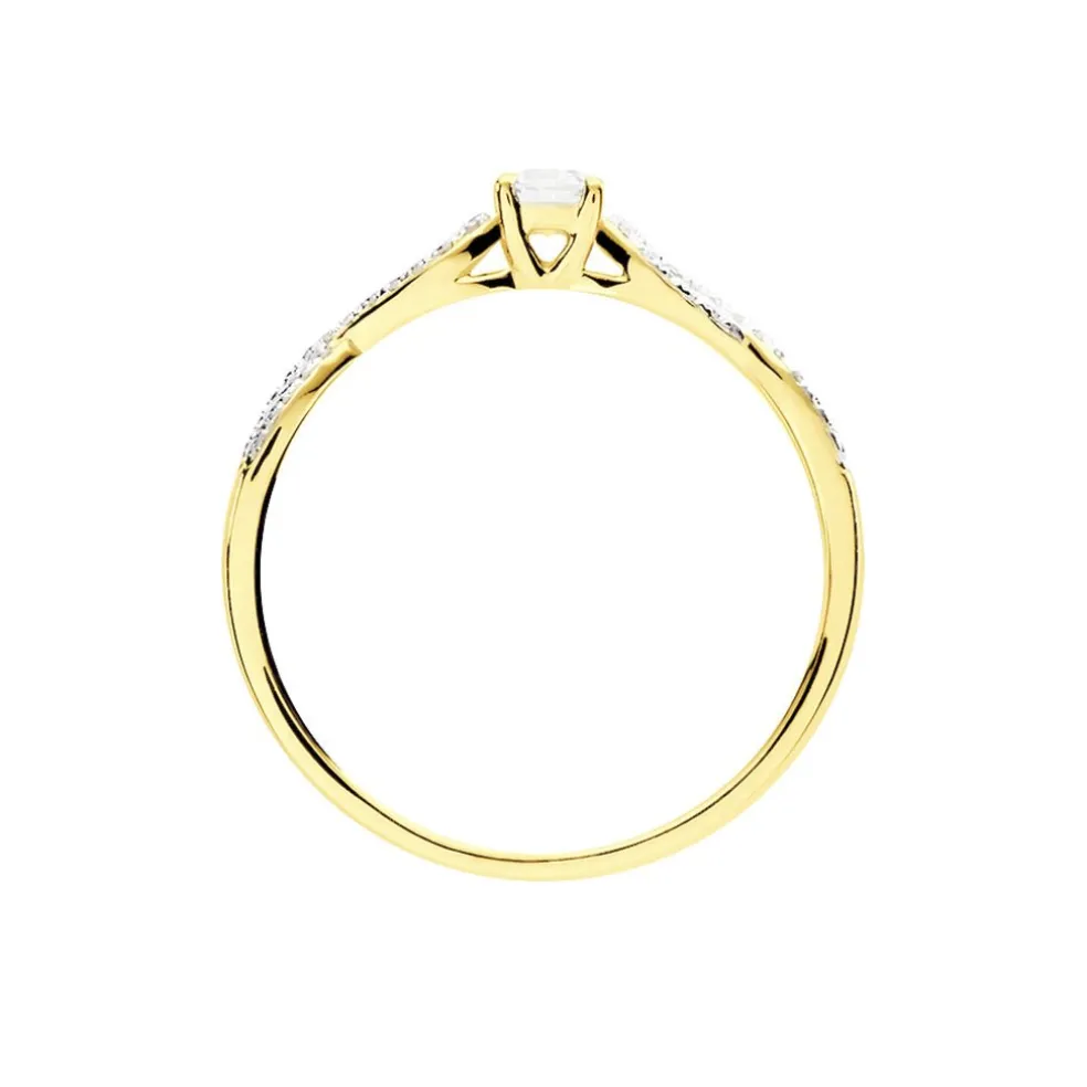 Bague Solitaire Livia Or Jaune Diamant