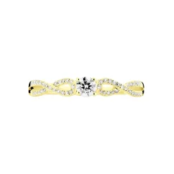 Bague Solitaire Livia Or Jaune Diamant