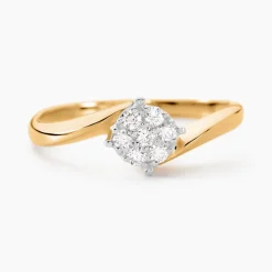 Bague Solitaire Lysia Or Jaune Diamant