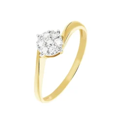 Bague Solitaire Lysia Or Jaune Diamant