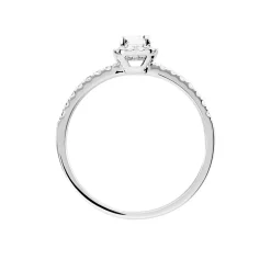 Bague Solitaire Meylia Or Blanc Diamant
