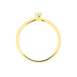Bague Solitaire Natalia Or Jaune Diamant