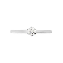 Bague Solitaire Natalia Pl Platine Blanc Diamant