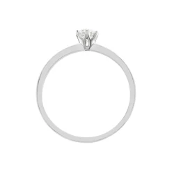 Bague Solitaire Natalia Pl Platine Blanc Diamant
