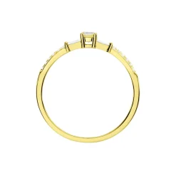 Bague Solitaire Nina Or Jaune Diamant