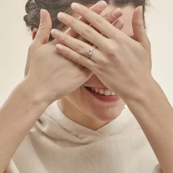 Bague Solitaire Ofelie Or Jaune Oxyde De Zirconium