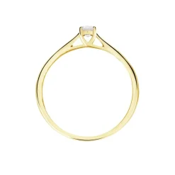 Bague Solitaire Or Jaune Aphrodite Diamant