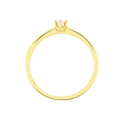 Bague Solitaire Orleane Or Jaune Diamant