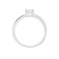 Bague Solitaire Regilla Argent Blanc Oxyde De Zirconium