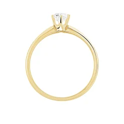 Bague Solitaire Samantha Or Jaune Diamant