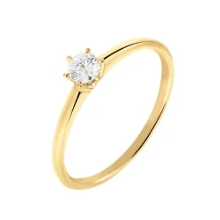 Bague Solitaire Samantha Or Jaune Diamant