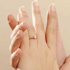 Bague Solitaire Samantha Or Jaune Diamant