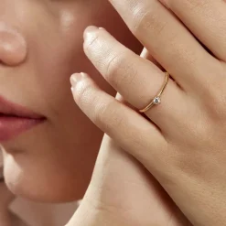 Bague Solitaire Samantha Or Jaune Diamant