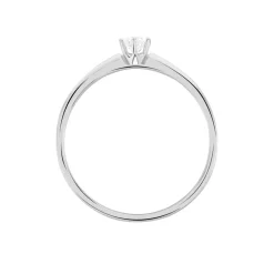 Bague Solitaire Samantha Or Blanc Diamant