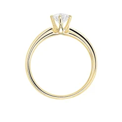 Bague Solitaire Samantha Or Jaune Diamant