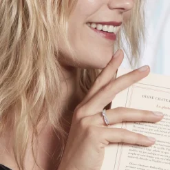 Bague Solitaire Stockholm Or Jaune Diamant Synthetique