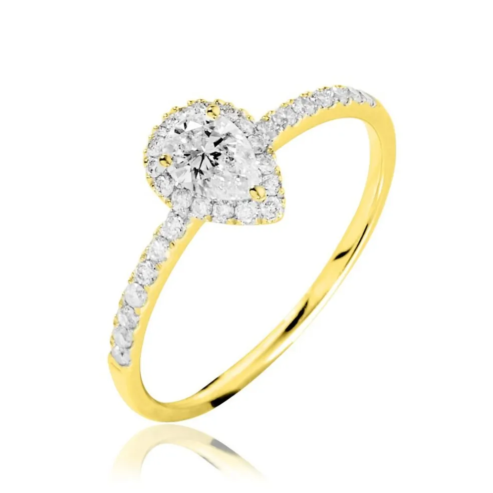 Bague Solitaire Tatiana Or Jaune Diamant