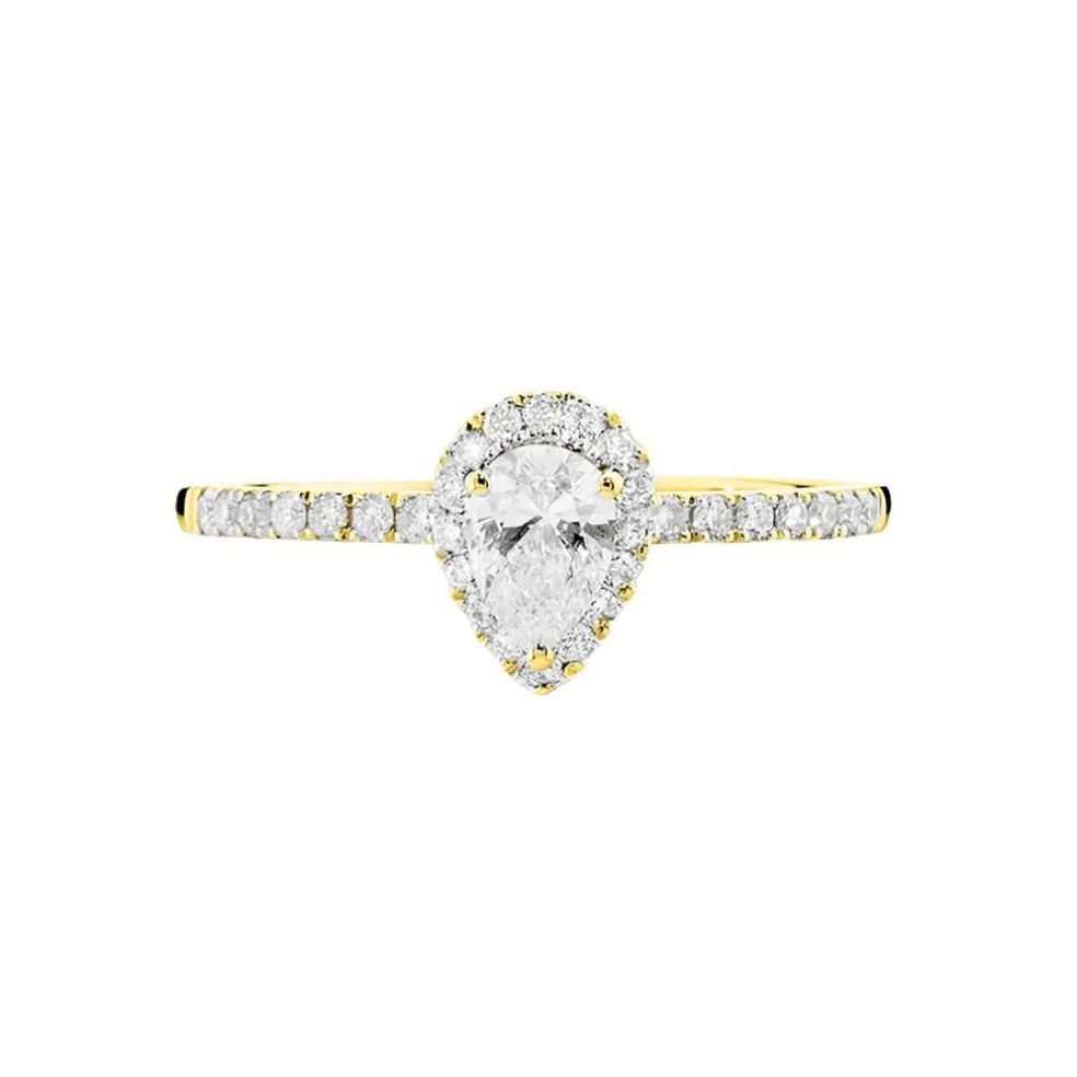Bague Solitaire Tatiana Or Jaune Diamant