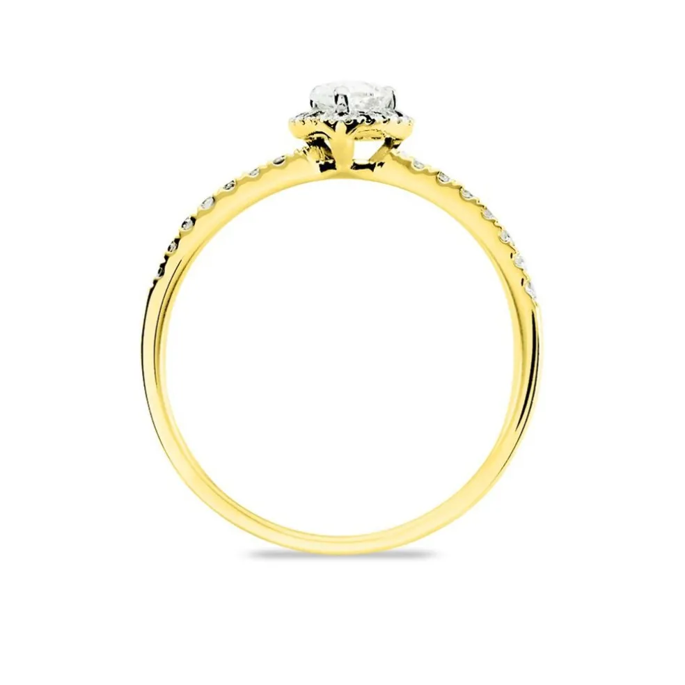 Bague Solitaire Tatiana Or Jaune Diamant