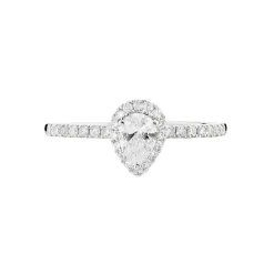 Bague Solitaire Tatiana Or Blanc Diamant