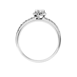 Bague Solitaire Tatiana Or Blanc Diamant