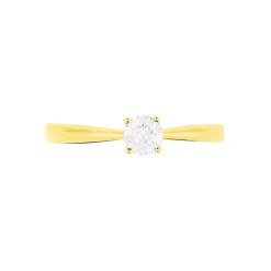 Bague Solitaire Victoria Or Jaune Diamant