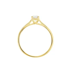 Bague Solitaire Victoria Or Jaune Diamant