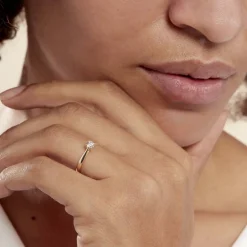 Bague Solitaire Victoria Or Jaune Diamant