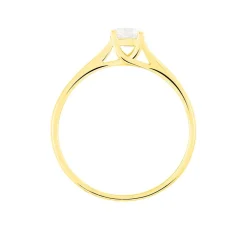 Bague Solitaire Victoria Or Jaune Diamant