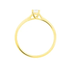 Bague Solitaire Victoria Or Jaune Diamant