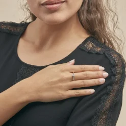 Bague Solitaire Victoria Or Blanc Diamant