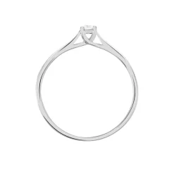 Bague Solitaire Victoria Or Blanc Diamant