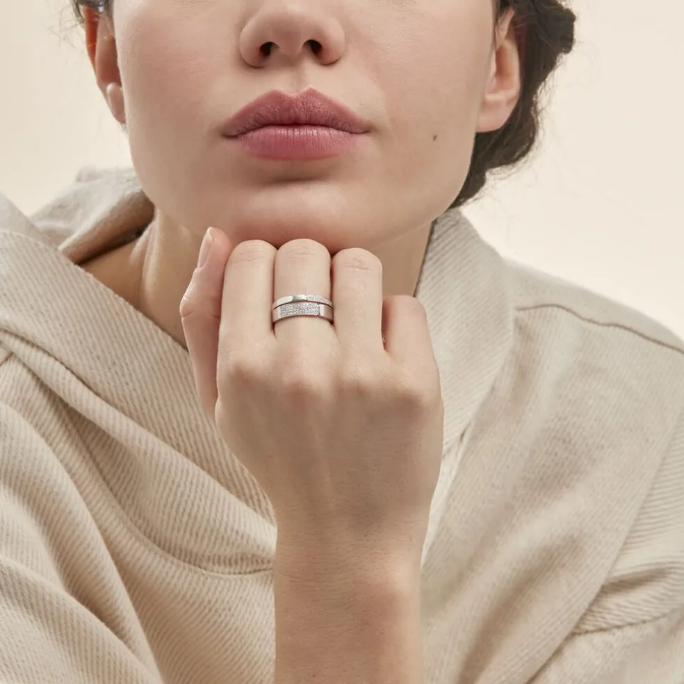 Bague Sophia Or Blanc Diamant