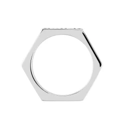 Bague Souhyla Argent Blanc Oxyde De Zirconium