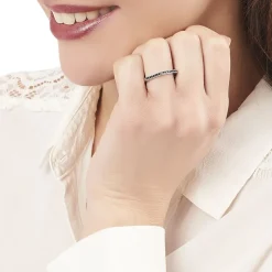 Bague Souhyla Argent Blanc Oxyde De Zirconium