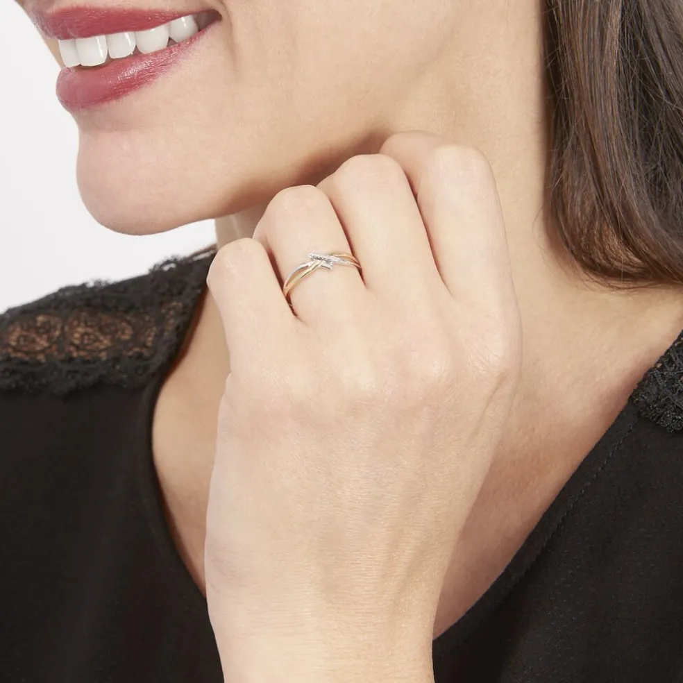 Bague Soukayna Or Bicolore Diamant