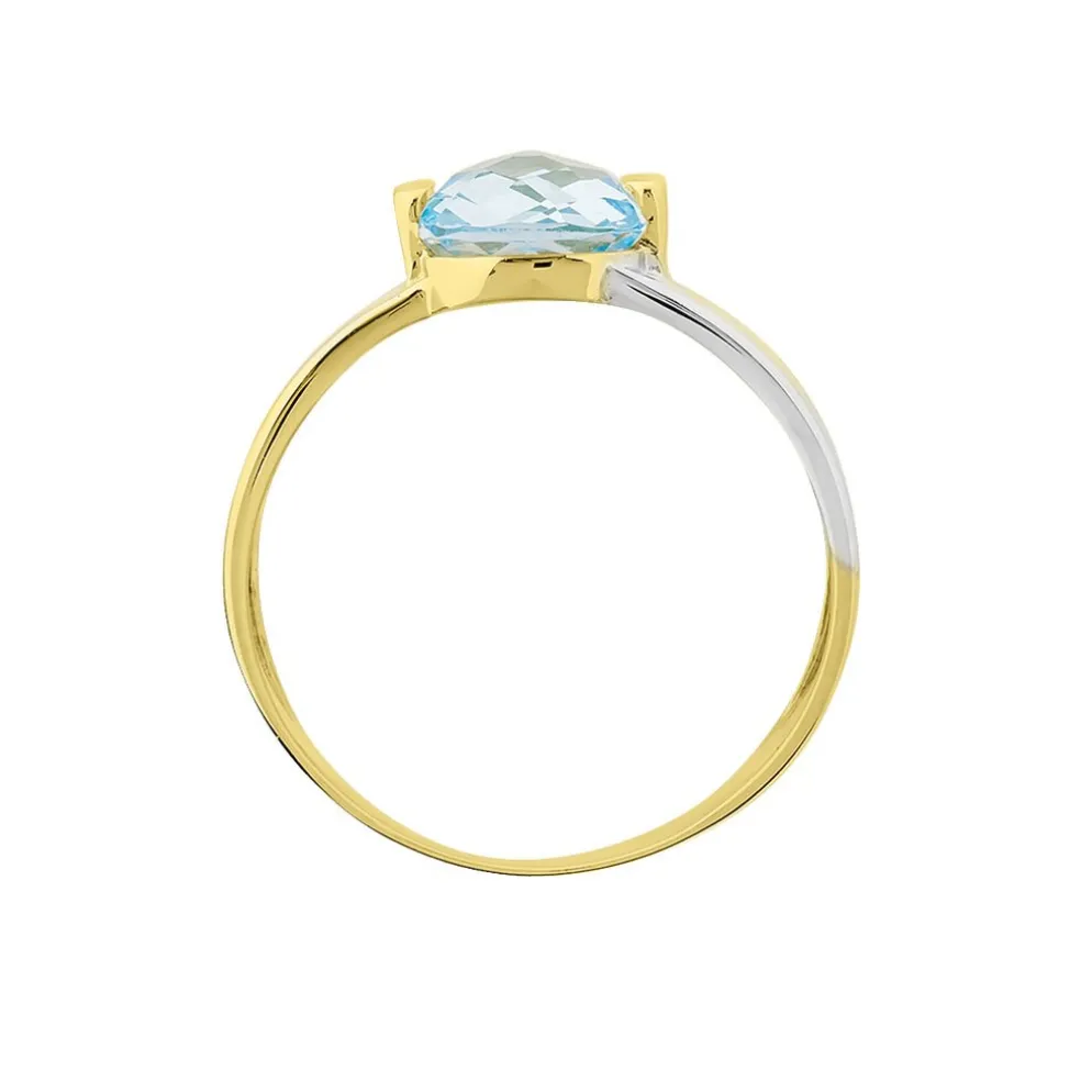Bague Suzana Or Bicolore Topaze