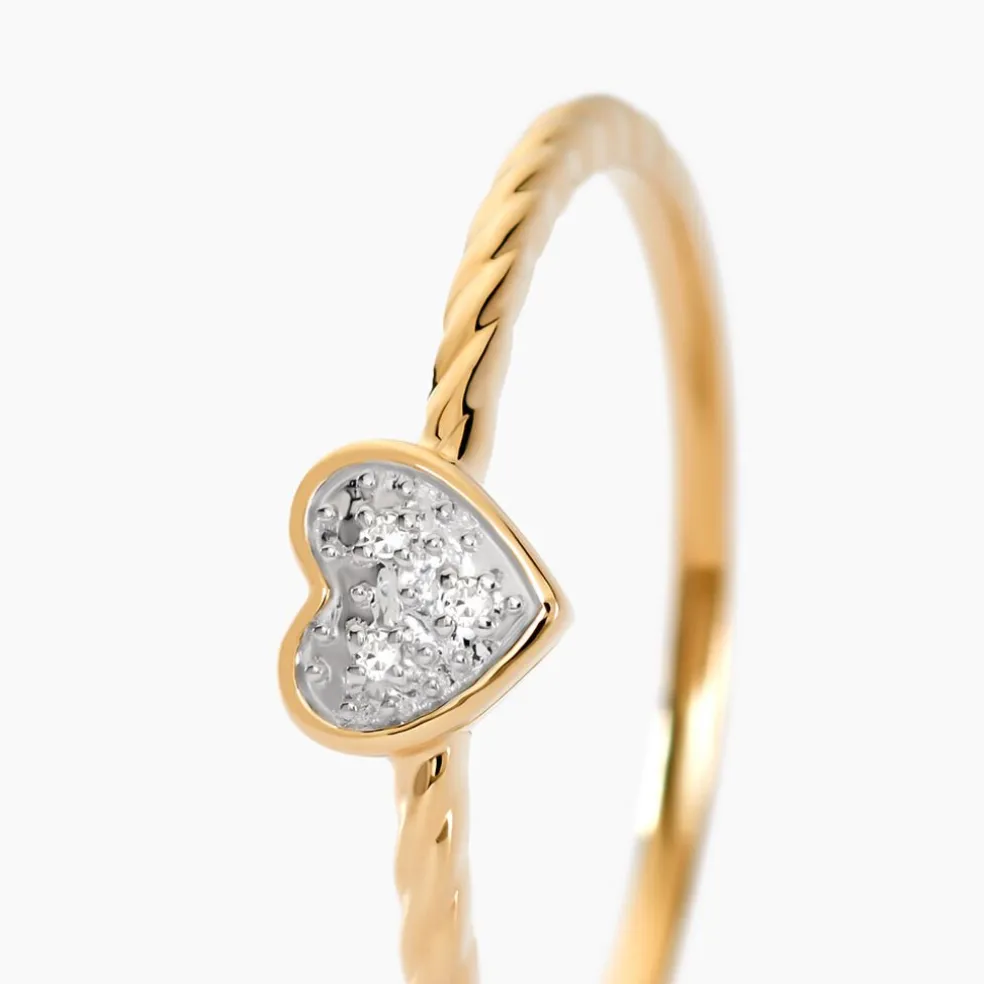 Bague Svana Or Jaune Diamant