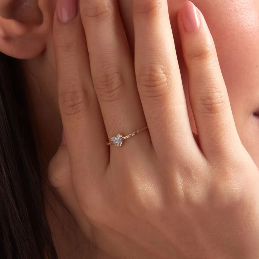 Bague Svana Or Jaune Diamant