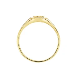 Bague Talisman Or Jaune Agate Diamant