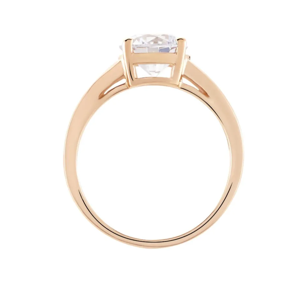 Bague Tatjana Or Rose Oxyde De Zirconium