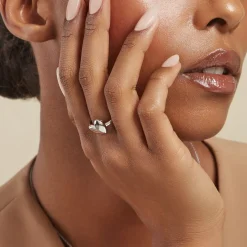 Bague Te Amo Argent Blanc