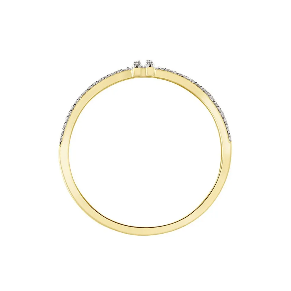 Bague Tharia Or Jaune Diamant