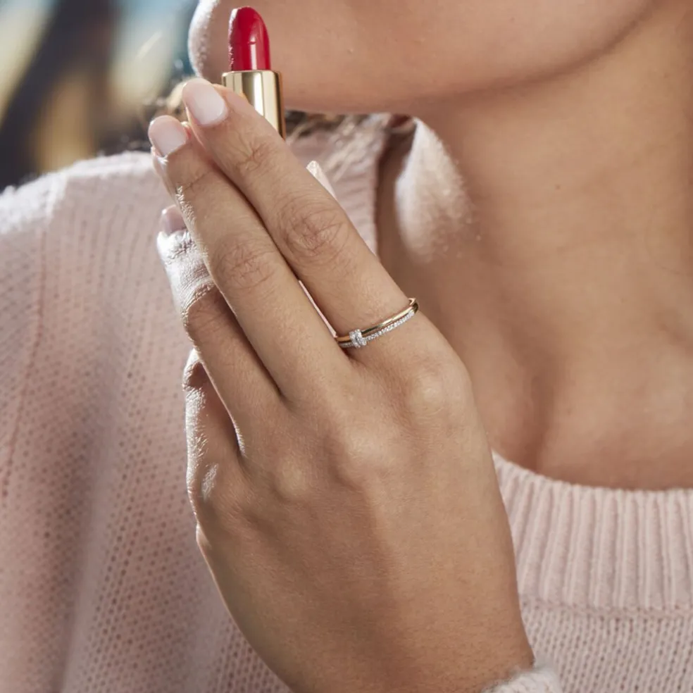 Bague Tharia Or Jaune Diamant