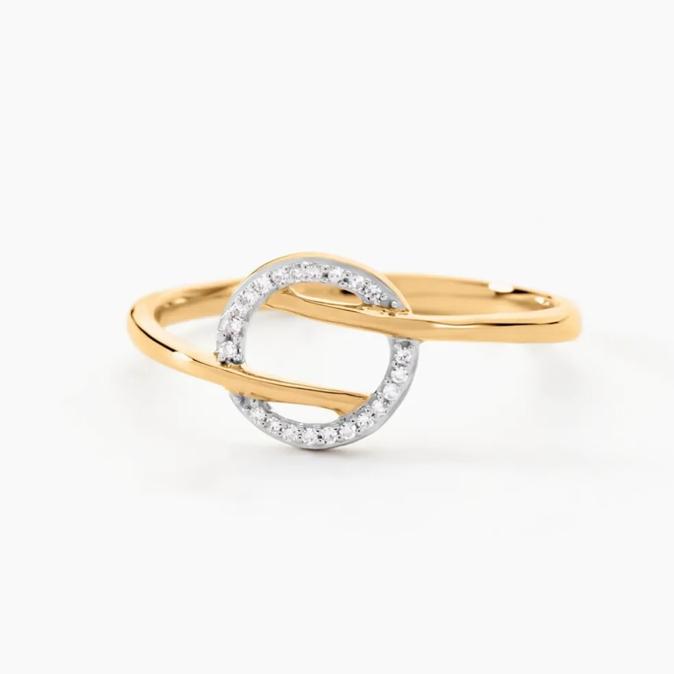 Bague Thealane Or Jaune Diamant