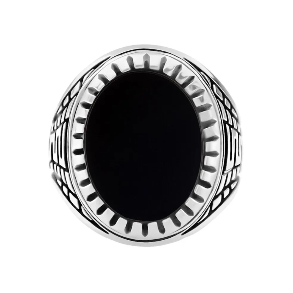 Bague Thimeo Argent Blanc Onyx