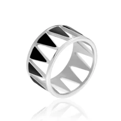 Bague Tiana Acier Blanc