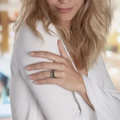 Bague Tiana Acier Blanc