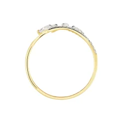 Bague Tiara Or Jaune Oxyde De Zirconium